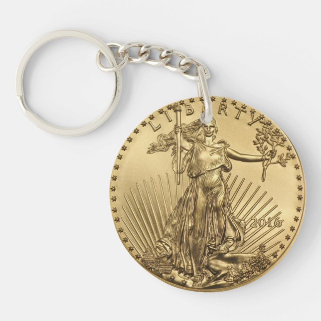 Llavero Moneda de oro (Frente)