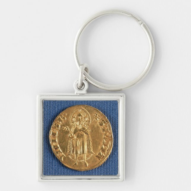 Llavero Moneda de oro, con St. John el Bautista, siglo XVI (Frente)