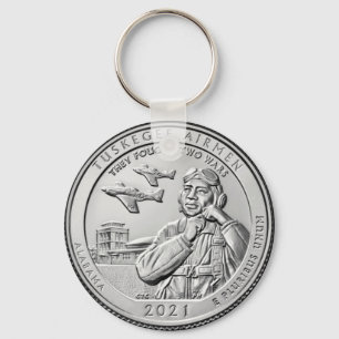 Llavero  MONEDA DE Tuskegee Airmen