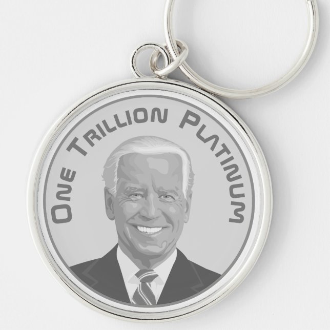 Llavero Moneda Platinum de billón de dólares (Frente)
