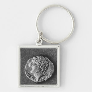 Llavero Moneda que lleva la efigie de Vercingetorix