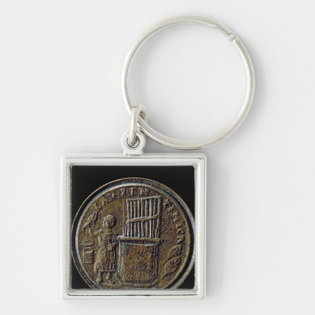 Llavero Moneda romana que representa un órgano (Frente)
