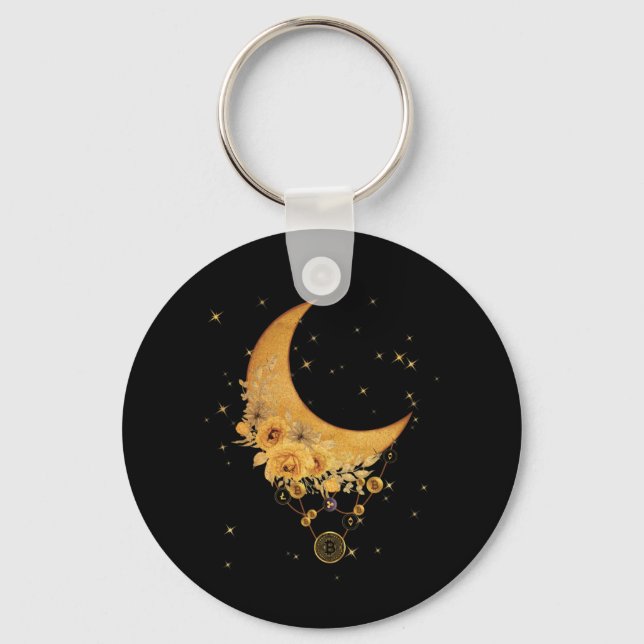 Llavero Moneda Virtual En El Gráfico Espiritual De La Luna (Anverso)