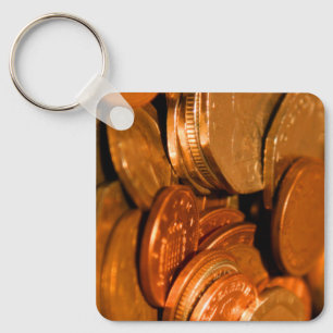 Llavero Monedas de cobre y plata