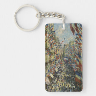 Llavero Monet Antiguo Bandera Francesa Arte Callejero Parí
