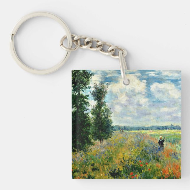Llavero Monet - Campo de amapola, Argenteuil (Frente)