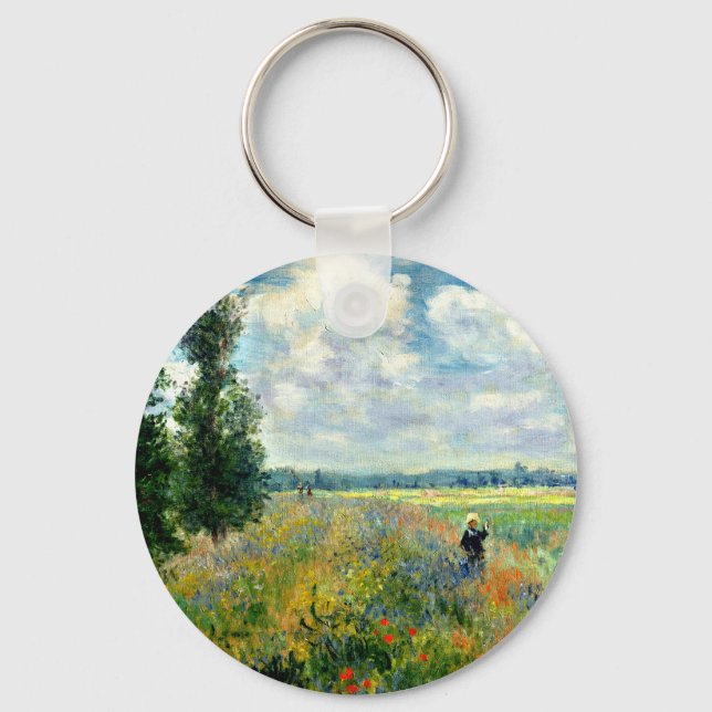 Llavero Monet - Campo de amapolas, Argenteuil (Anverso)