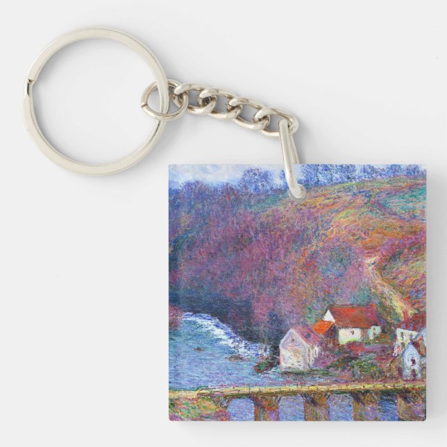 Llavero Monet - La gran crema junto al puente de Vervy (Frente)