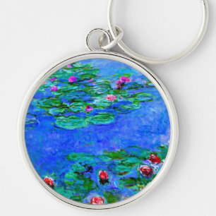 Llavero Monet - Lilies de agua (rojo),