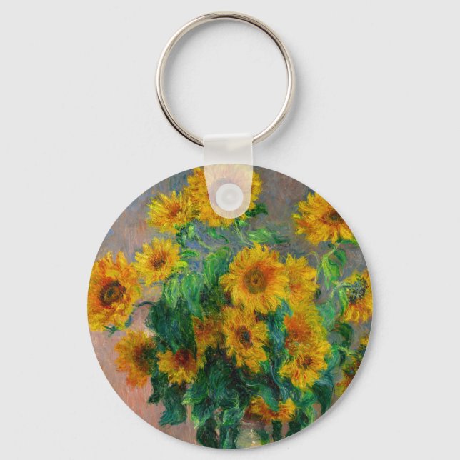 Llavero Monet Sunflowers (Anverso)