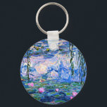 Llavero Monet: Water Lilies 1919, famosa pintura,<br><div class="desc">Claude Monet: Water Lilies,  1919,  hermosa pintura de arte fino</div>