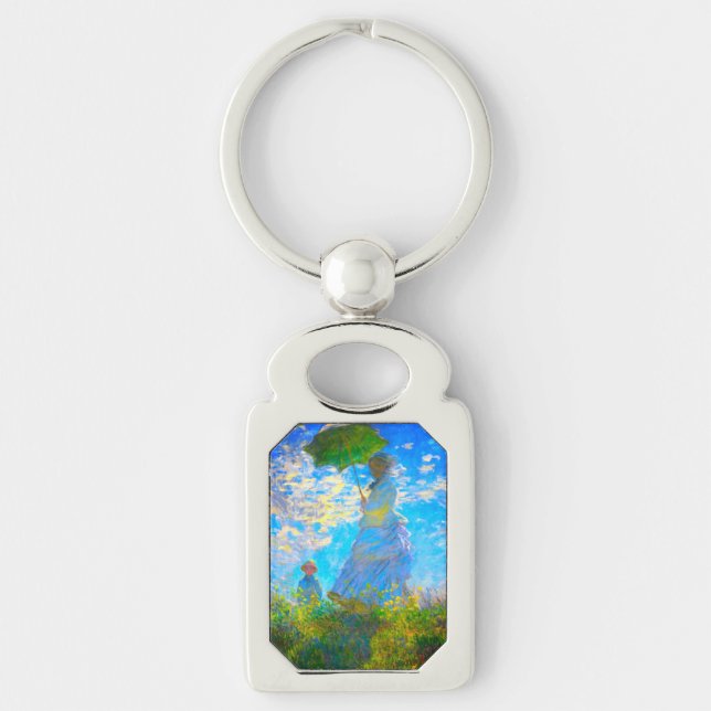 Llavero Monet Woman con una sombrilla (Anverso)
