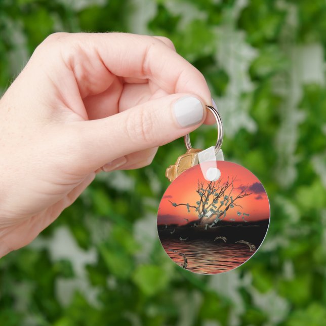 Llavero Money Tree With Dollar Bills (Mano)