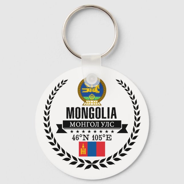 Llavero Mongolia (Anverso)