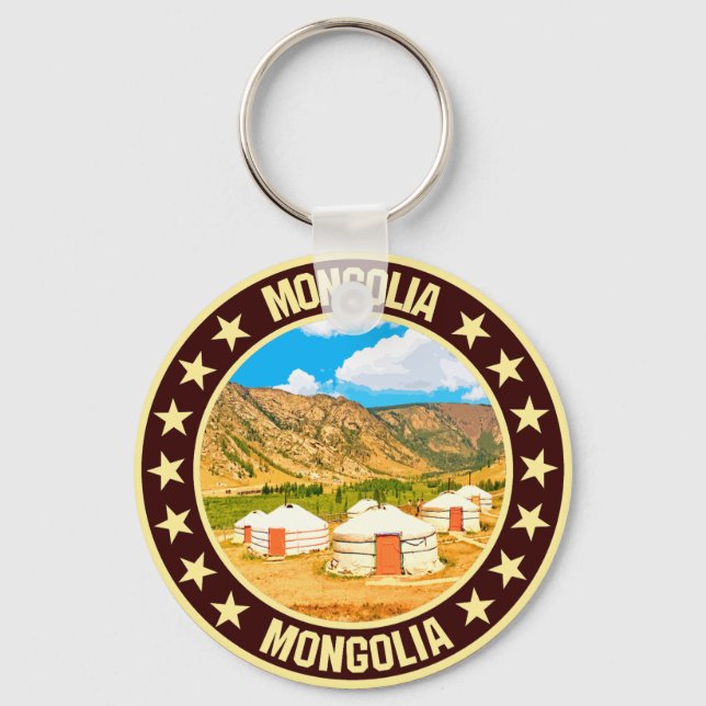Llavero Mongolia (Anverso)