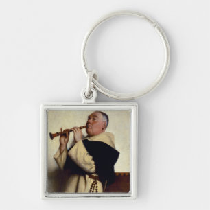 Llavero Monje que juega un Clarinet