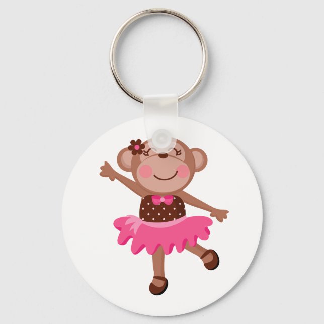 Llavero Monkey Ballerina (Anverso)