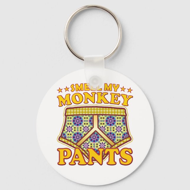 Llavero Monkey Pants Smell (Anverso)