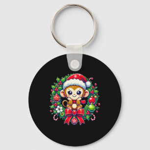 Llavero Monkey Santa Hat Navidades navidades