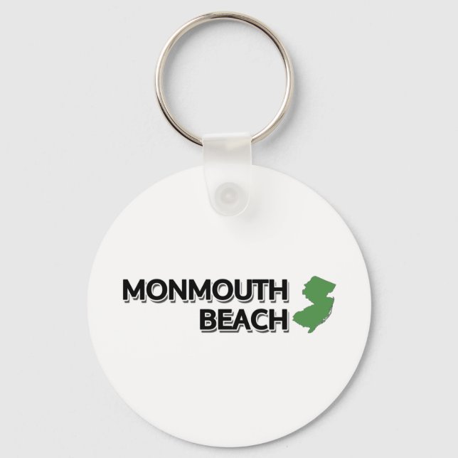 Llavero Monmouth Beach, Nueva Jersey (Anverso)