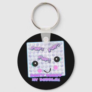 Llavero Mono adorable de burbujas Kawaii