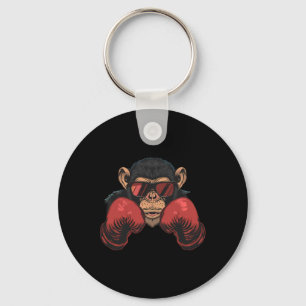 Llavero Mono boxeador con guantes de boxeo kickboxing dive