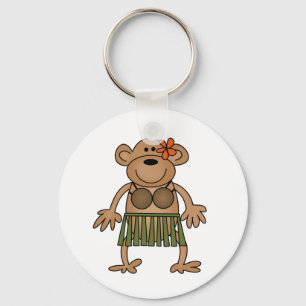 Llavero Mono de baile Hula