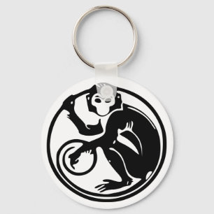 Llavero Mono de calénder zodiaco chino 猴 Keychain