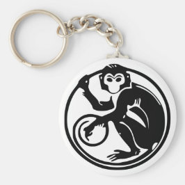 Llavero Mono de calénder zodiaco chino 猴 Keychain