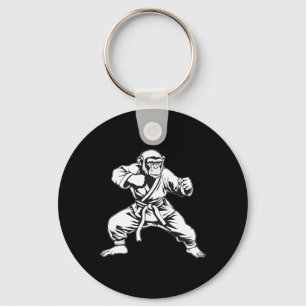 Llavero Mono de Karate Taekwondo Kickboxing Mma Judo