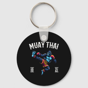 Llavero Mono de Muay Thai - Kickboxing y boxeo tailandés d