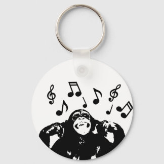 Llavero mono de música