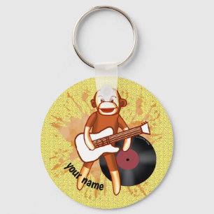 Llavero Mono de rock and Roll Sock