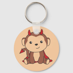 Llavero Mono Halloween Cute Devil Kids Witts Costume K