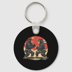 Llavero Mono Kickboxing Taekwondo Jiu-Jitsu Artes Marciale