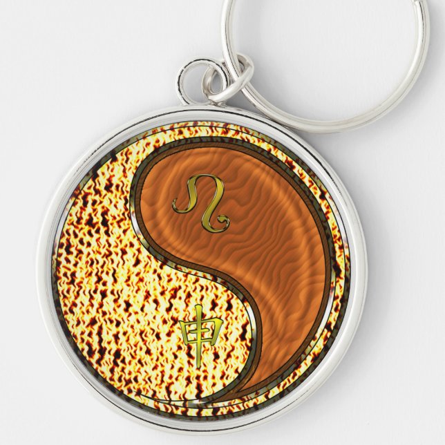 Llavero Mono Leo y Wood (Frente)