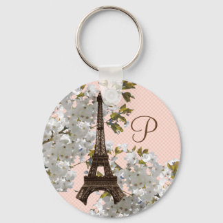 Llavero Monogram Springtim In Paris Eiffel Tower Keychain