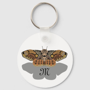 Llavero Monograma de Brahmin Moth