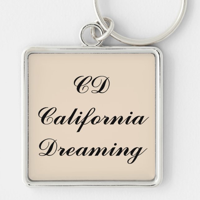 Llavero Monograma de California Dreaming (Frente)