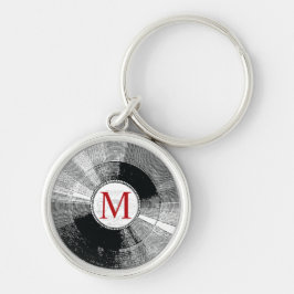 Llavero Monograma de cosecha de vintales musicales