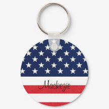 Monograma de Estrellas y Bandas Patrióticas Americ