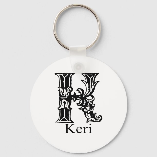 Llavero Monograma de fantasía: Keri (Anverso)