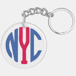 Llavero Monograma de la ciudad de Nueva York