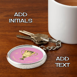 Llavero Monograma de la madre número uno del mundo