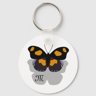 Llavero Monograma de la sombra de la mariposa del zapatero