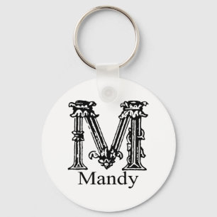 Llavero Monograma de lujo: Mandy