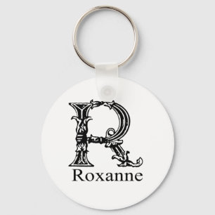 Llavero Monograma de lujo: Roxanne