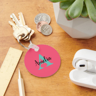 Llavero Monograma de nombre personalizado