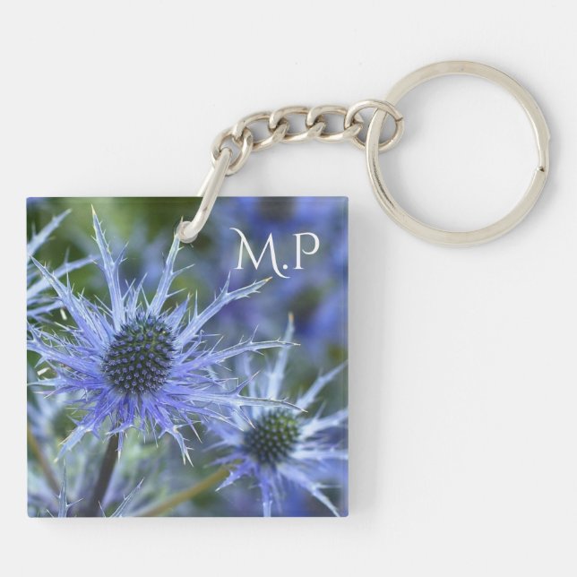 Llavero Monograma de Sea Holly Thistle (Atrás)