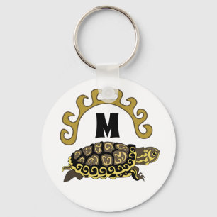 Llavero Monograma de tortuga deslizante de Cumberland colo